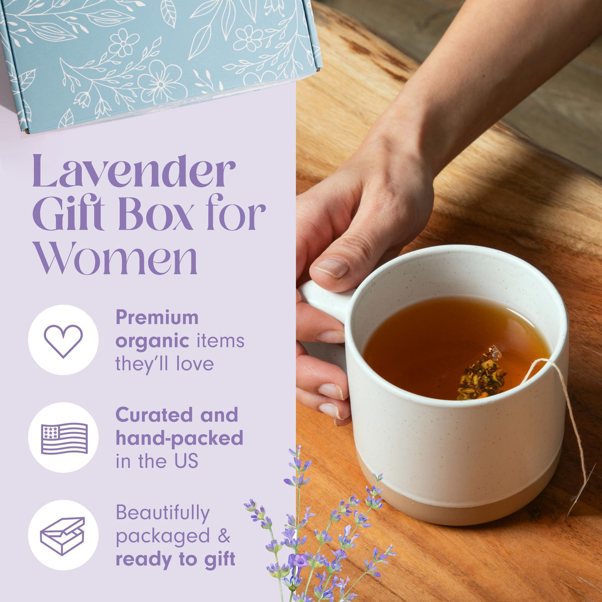 The Lavender Spa Gift Box