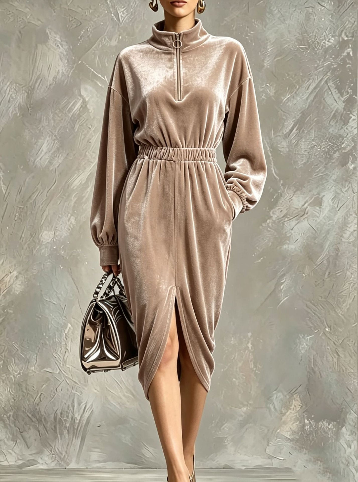 The Velvet Zip-Front Dress, photo 7