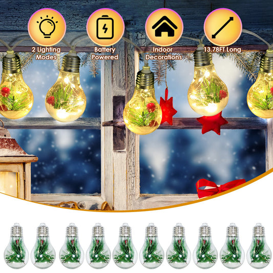 Snow Globe String Lights (13.8 ft)