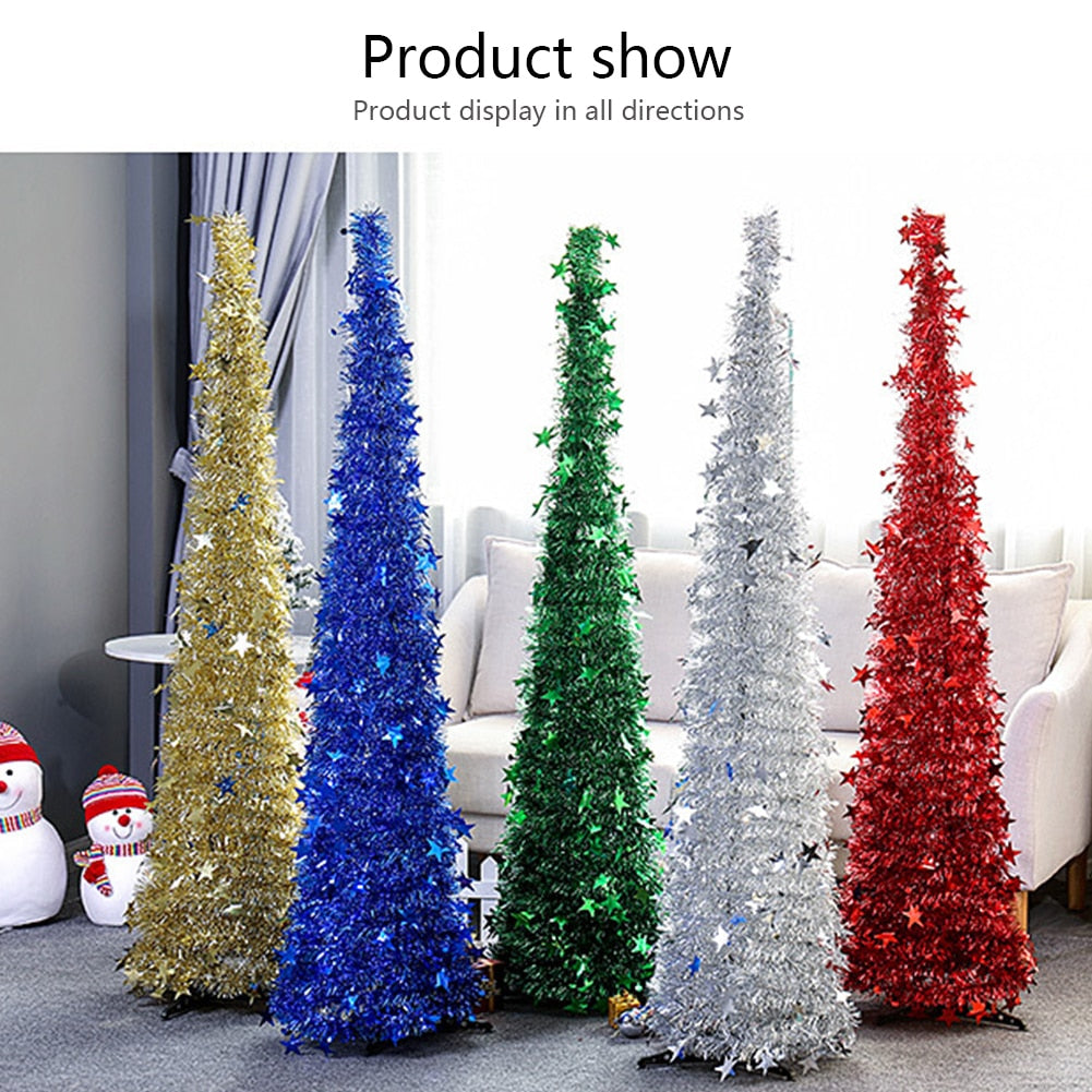 Retro Tinsel Tree (5 ft)