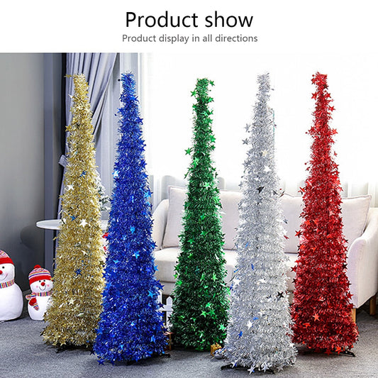 Retro Tinsel Tree (5 ft)
