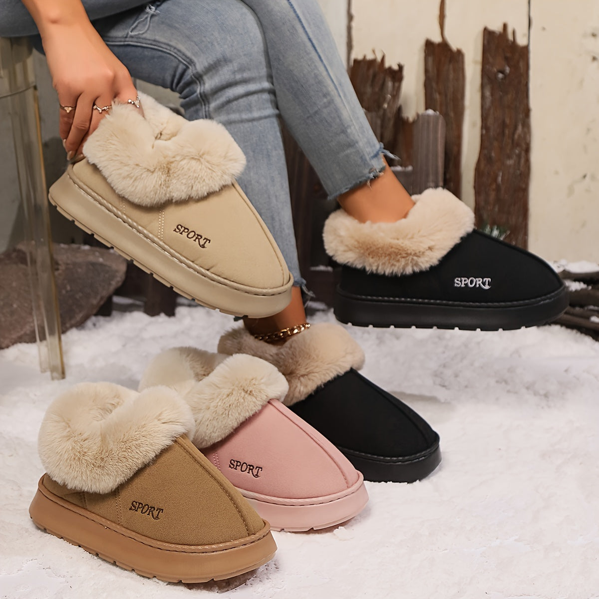 The Cozy Suede Slippers