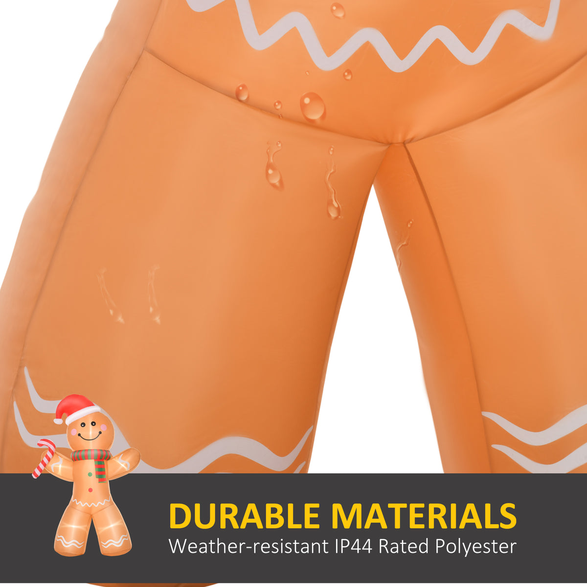 8 ft Inflatable Gingerbread Man, photo 8