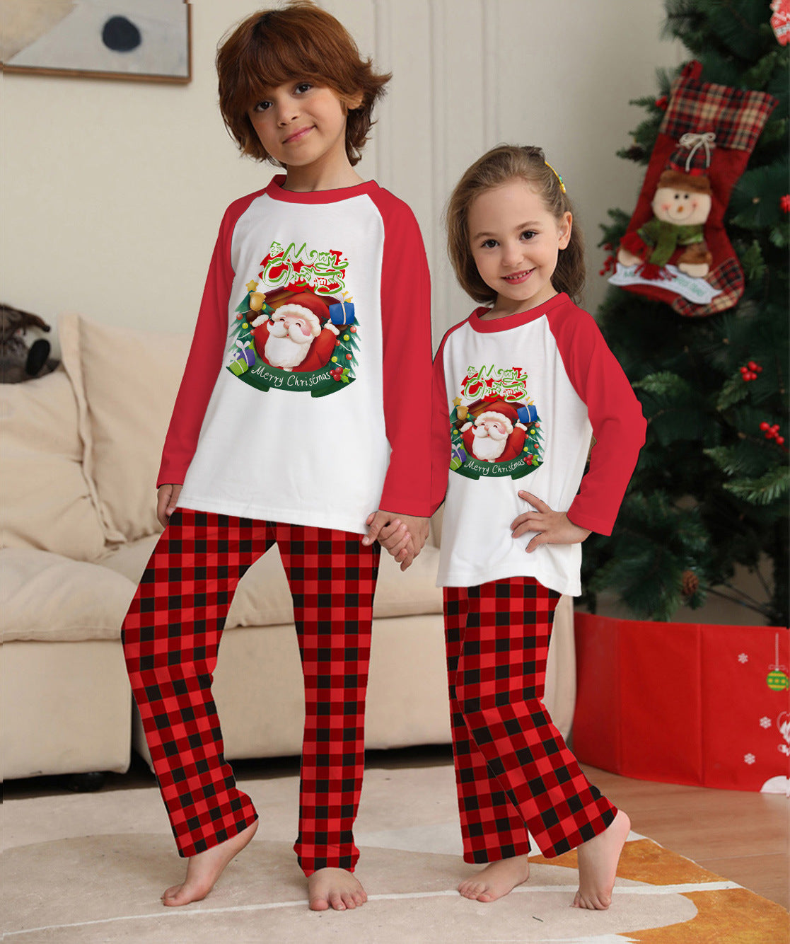 The Plaid Family Christmas Pajamas