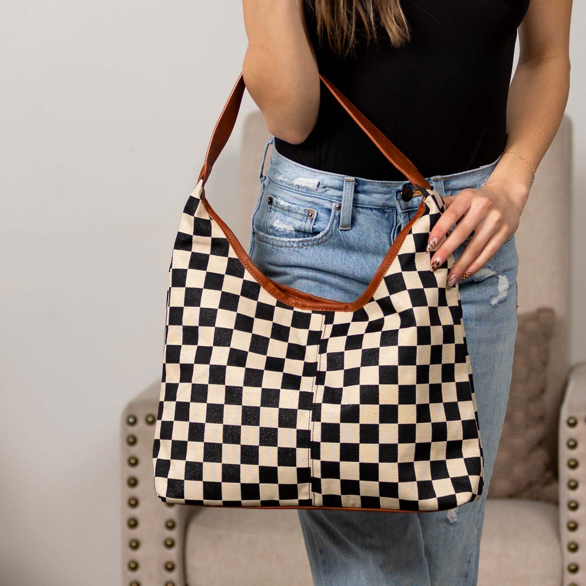 The Celine Checkered Hobo, photo 5