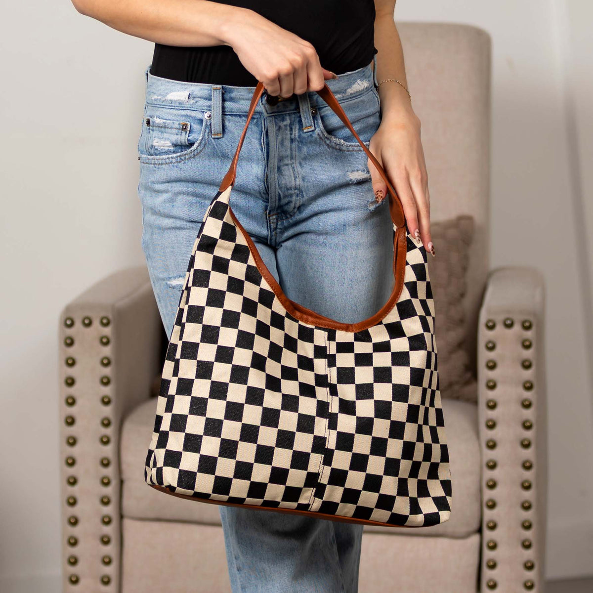 The Celine Checkered Hobo, photo 6
