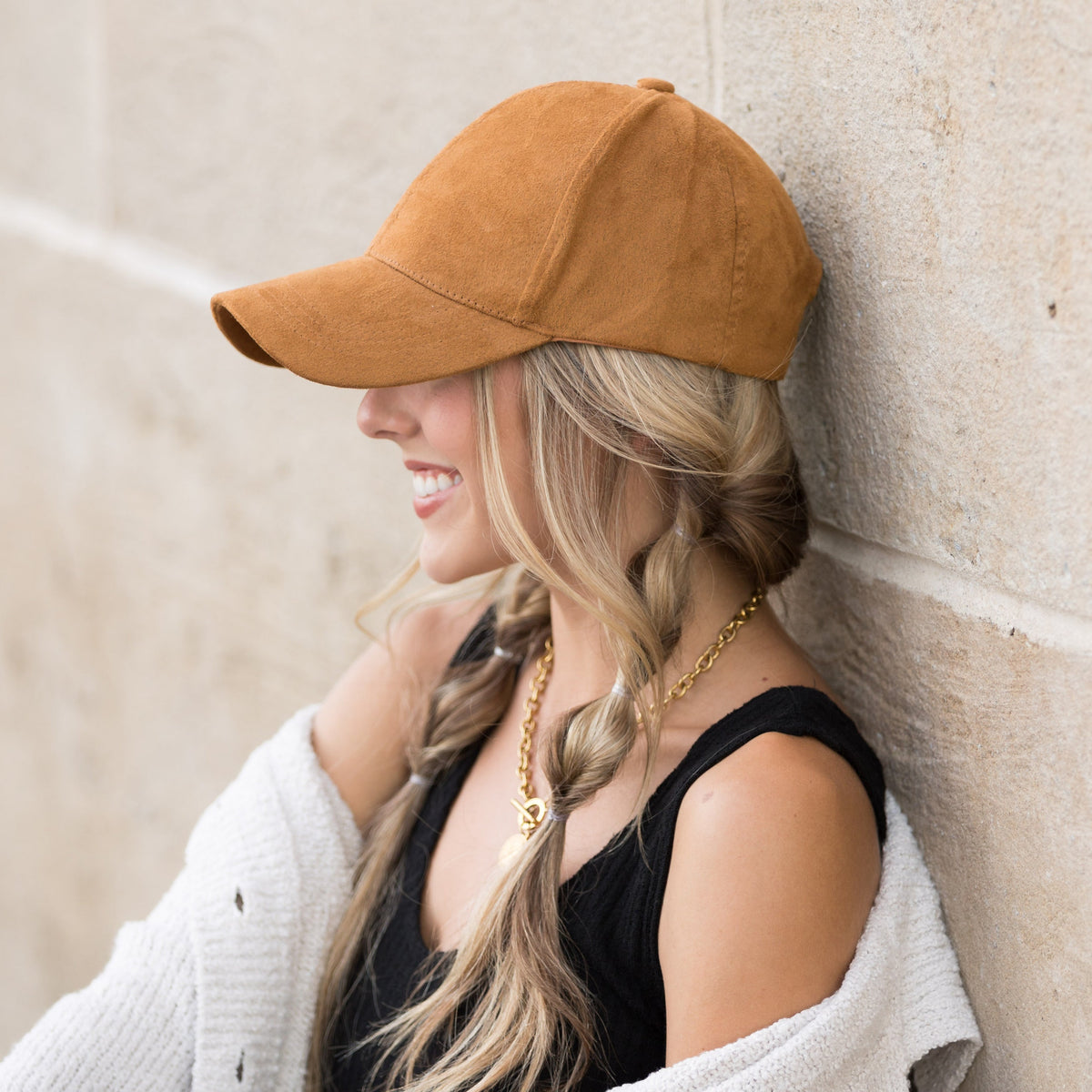 The Suede Boyfriend Cap