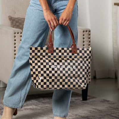 The Brooklyn Checkered Tote