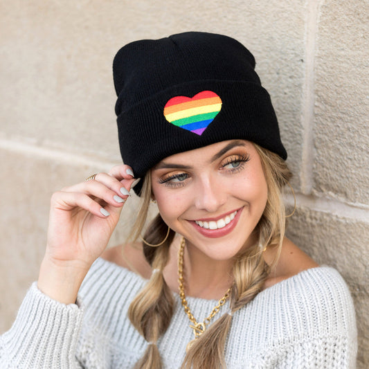 The Pride Heart Beanie