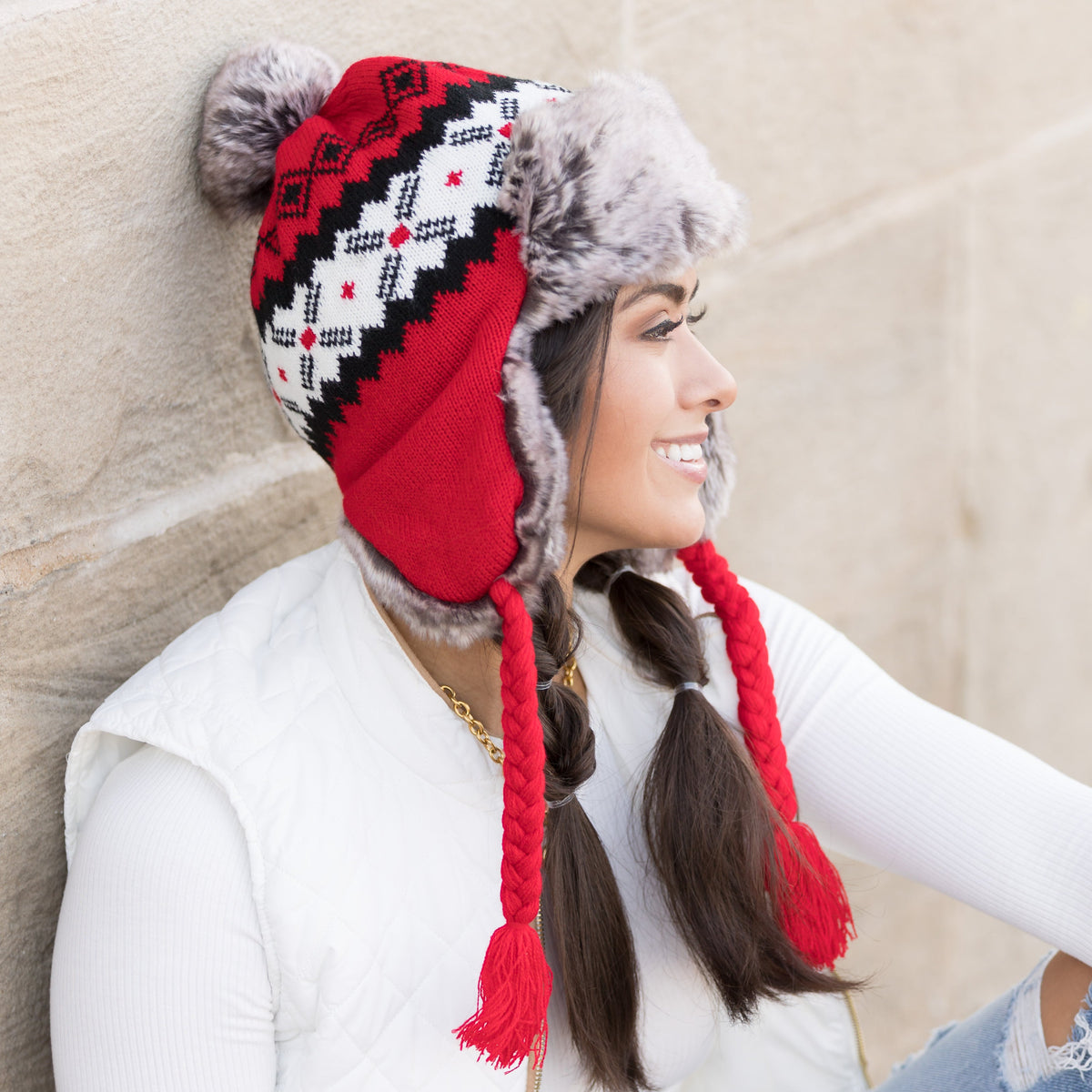 The Fair Isle Pom Trapper Hat, photo 2