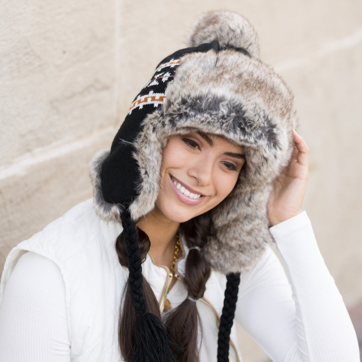 The Fair Isle Pom Trapper Hat, photo 4