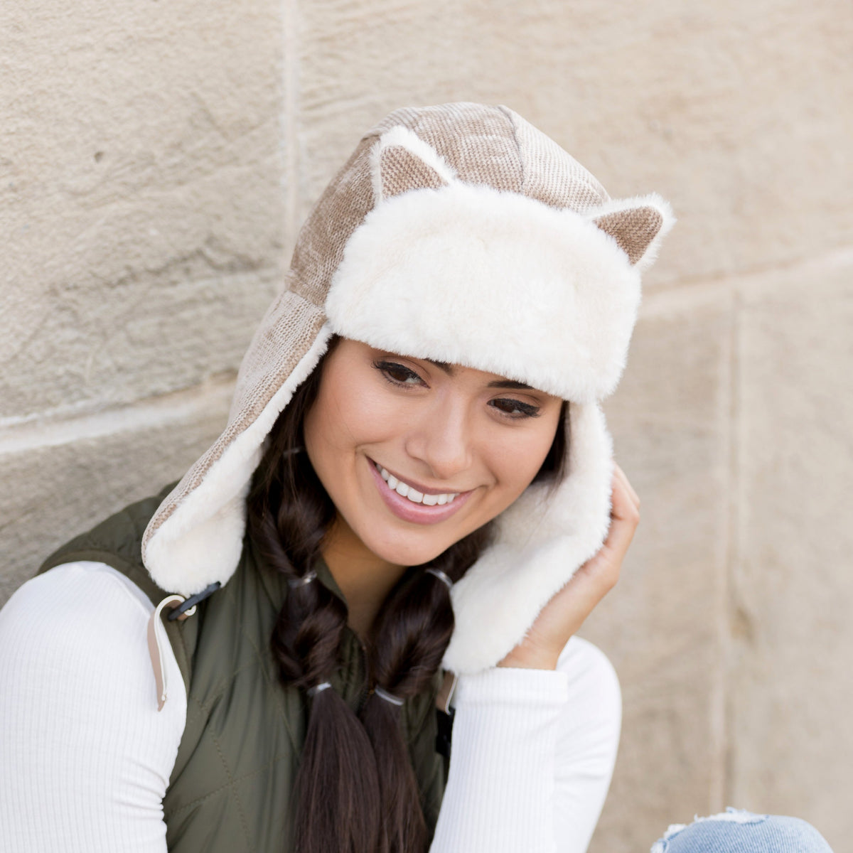 The Kitten Ear Trapper Hat