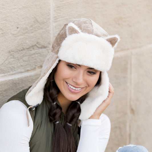 The Kitten Ear Trapper Hat