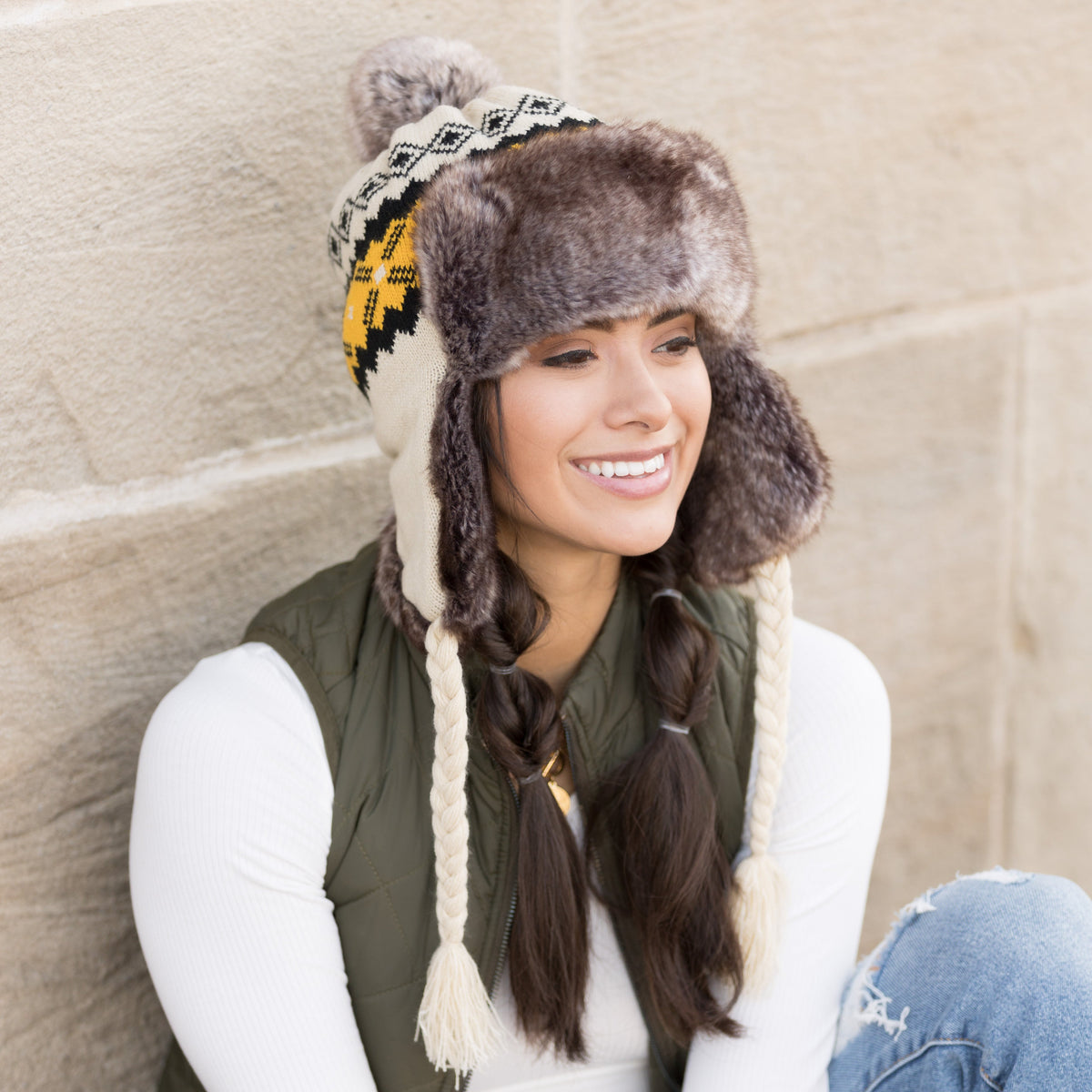 The Fair Isle Pom Trapper Hat, photo 6