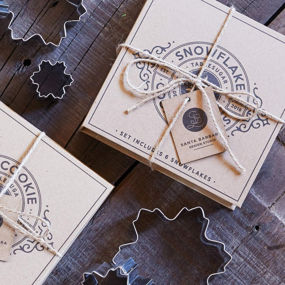 Snowflake Cookie Cutter Book Box (6-Piece), photo 2