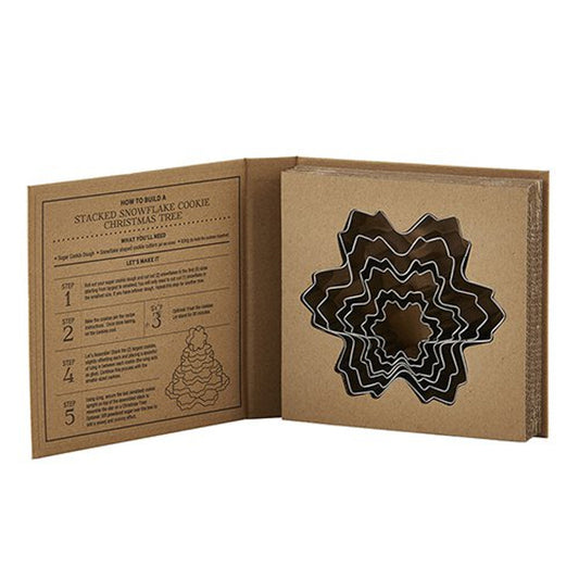Snowflake Cookie Cutter Book Box (6-Piece)