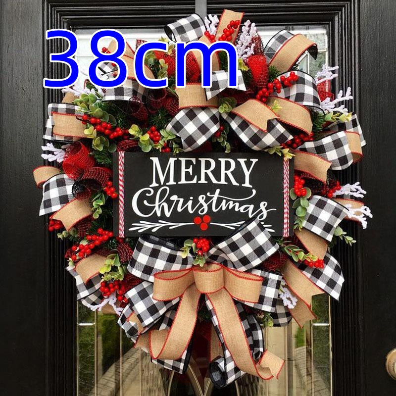 Red Bow Wreath (10-inch), photo 5