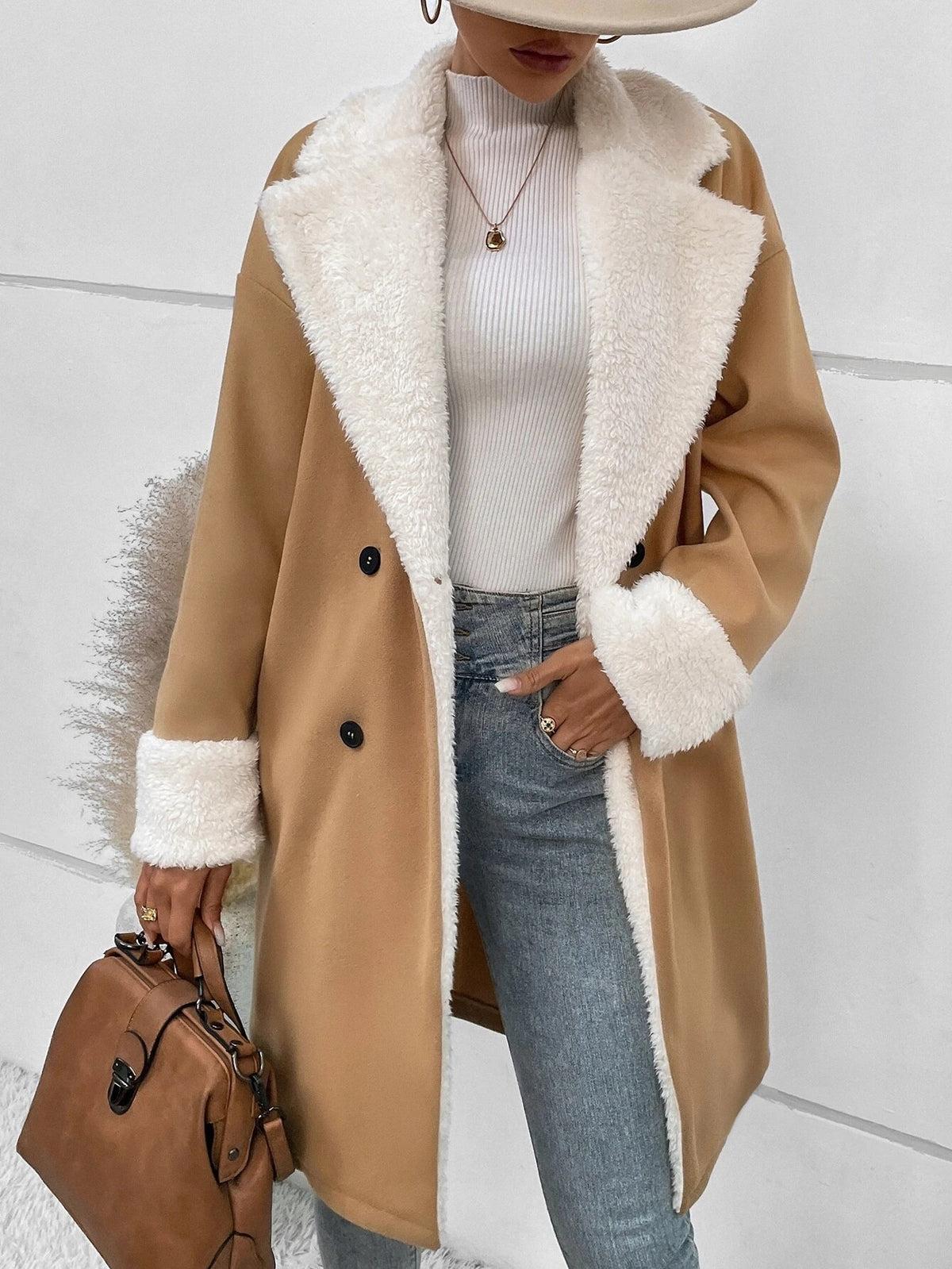 The Brushed Wool-Look Coat, photo 6