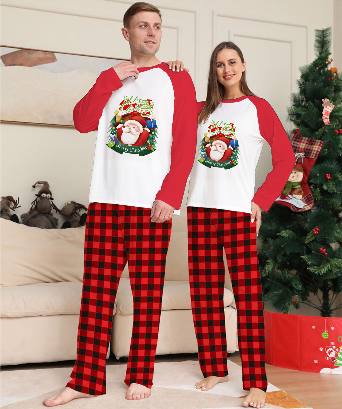 The Plaid Family Christmas Pajamas
