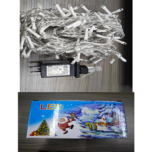 Warm White Icicle Curtain Lights (33 ft)