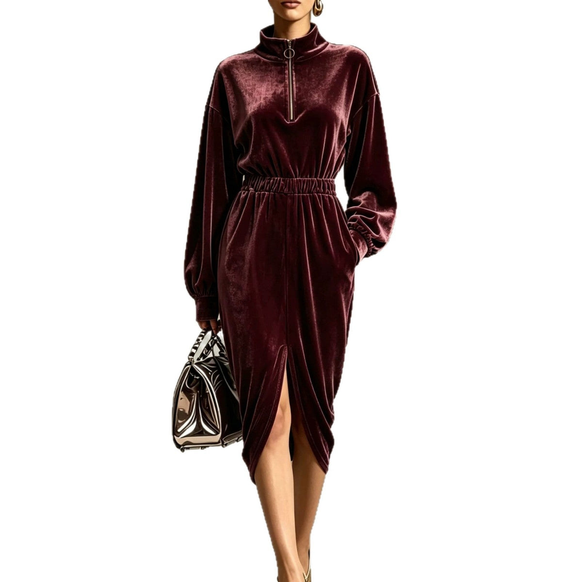 The Velvet Zip-Front Dress, photo 5