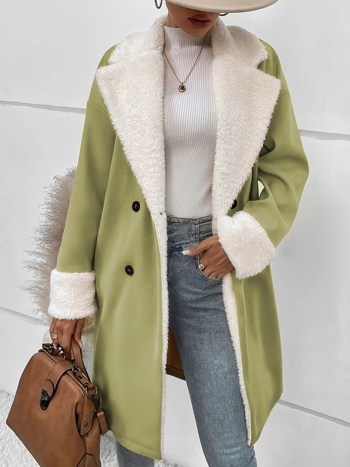 The Brushed Wool-Look Coat, photo 7