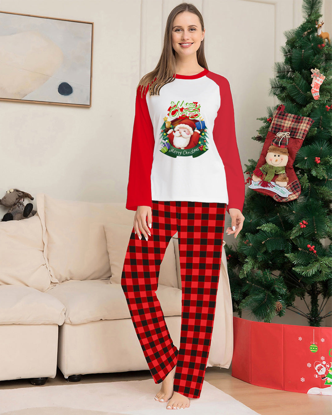 The Plaid Family Christmas Pajamas