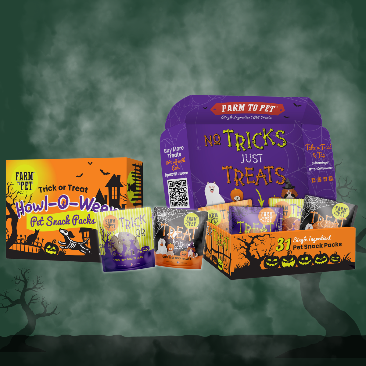 Howl-o-ween Dog Treat Box, photo 4