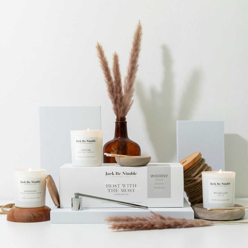 Host With The Most Soy Candle Gift Set (Woodsy), photo 2