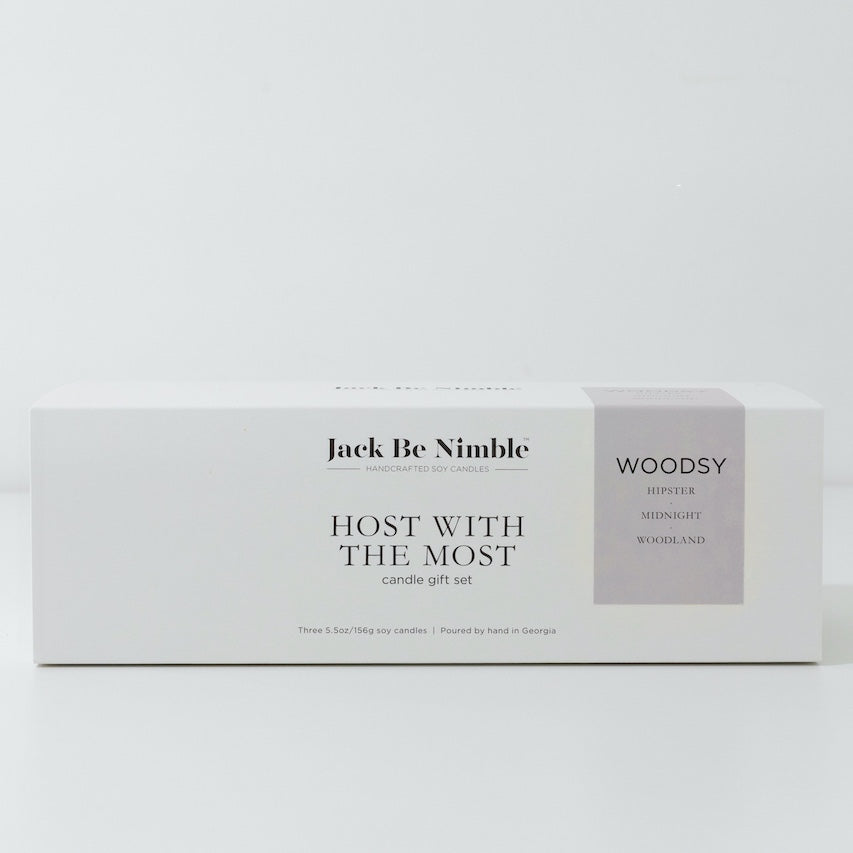 Host With The Most Soy Candle Gift Set (Woodsy), photo 3