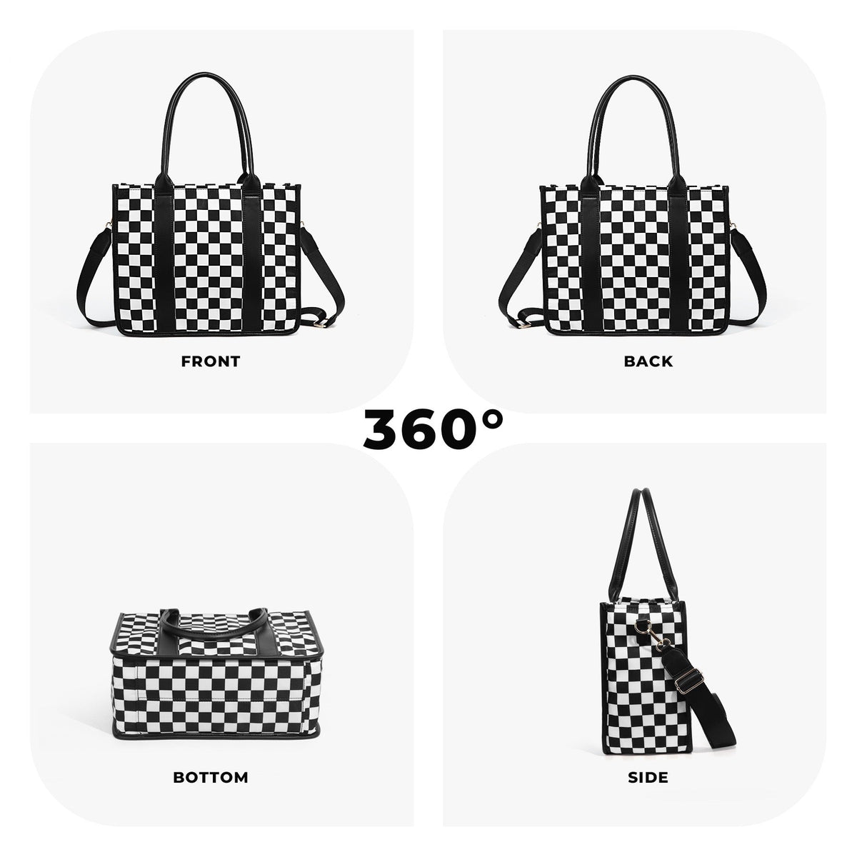 The Dallas Checkered Tote, photo 10