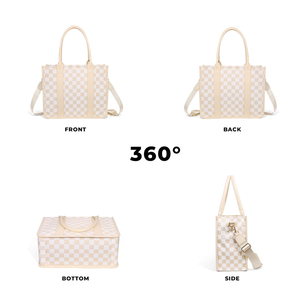 The Dallas Checkered Tote