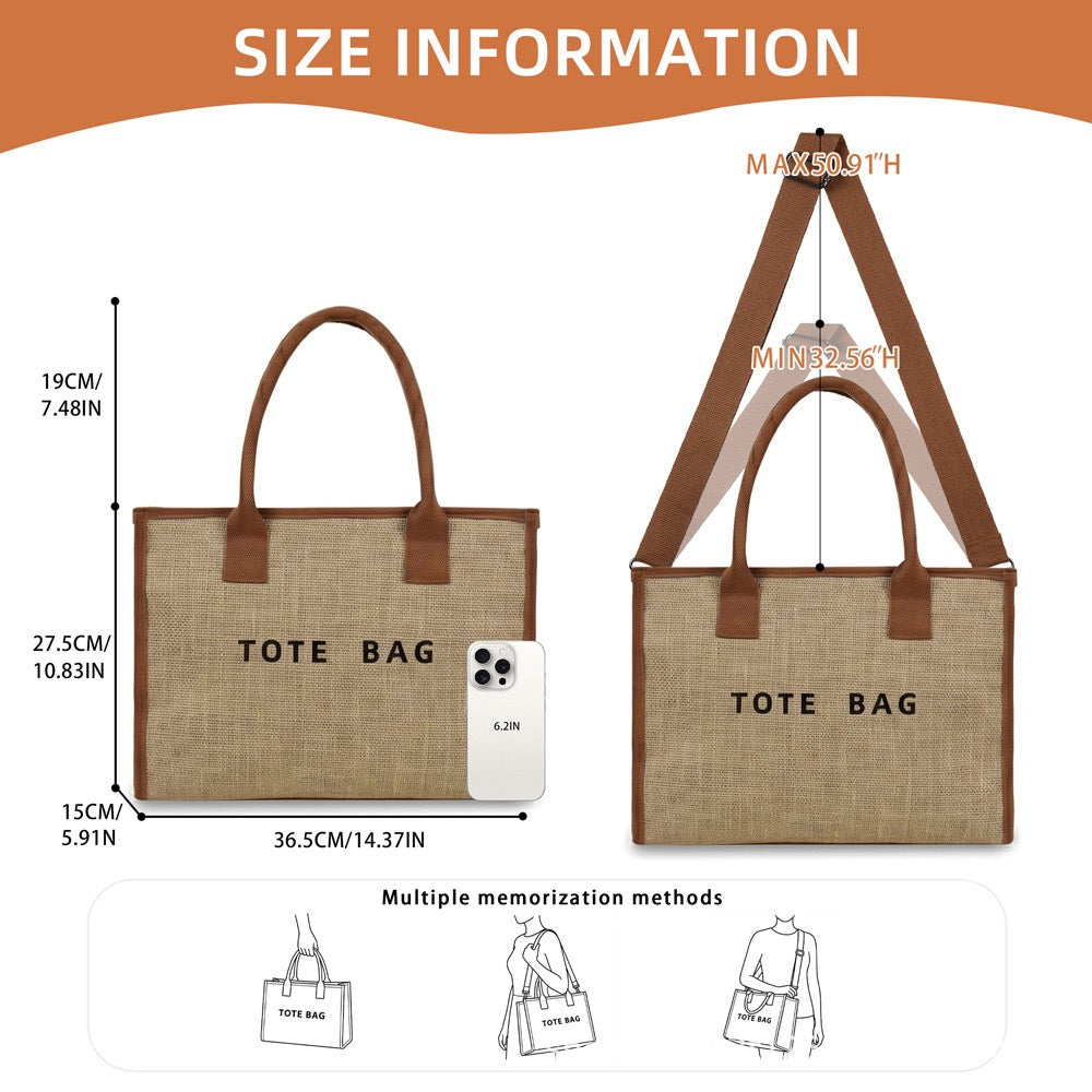 The Clare Jute Tote, photo 6