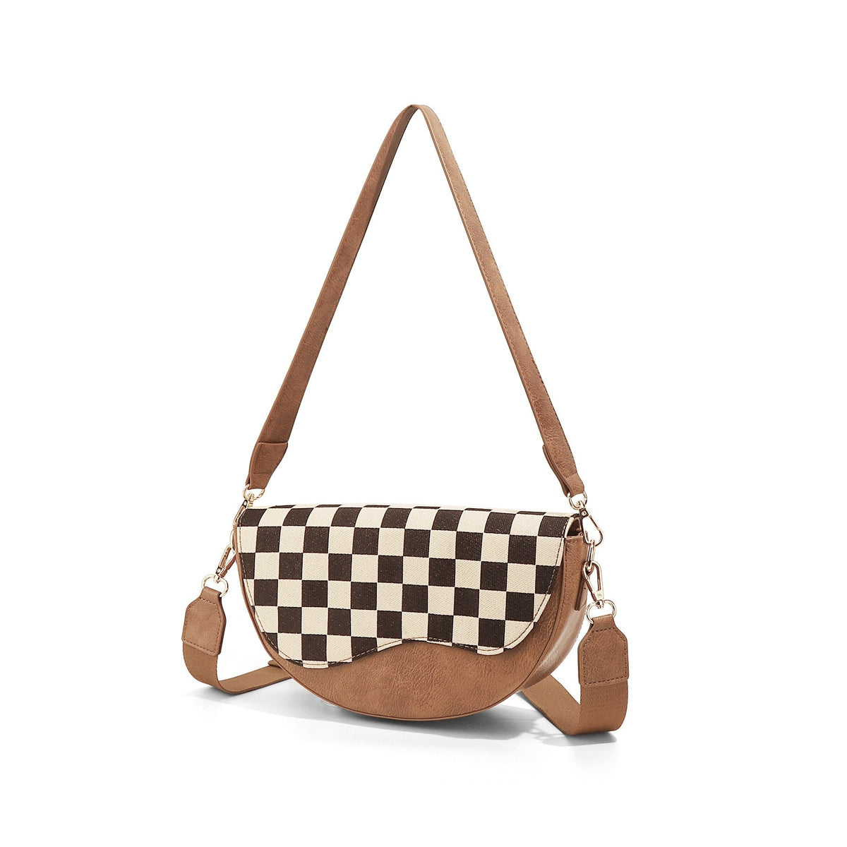 The Karlie Checkered Saddle Bag, photo 8
