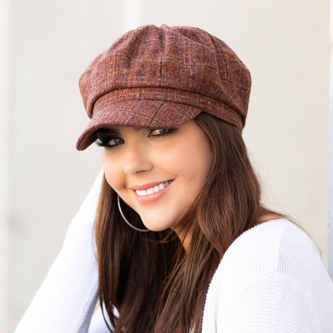 The Tweed Newsboy Cap