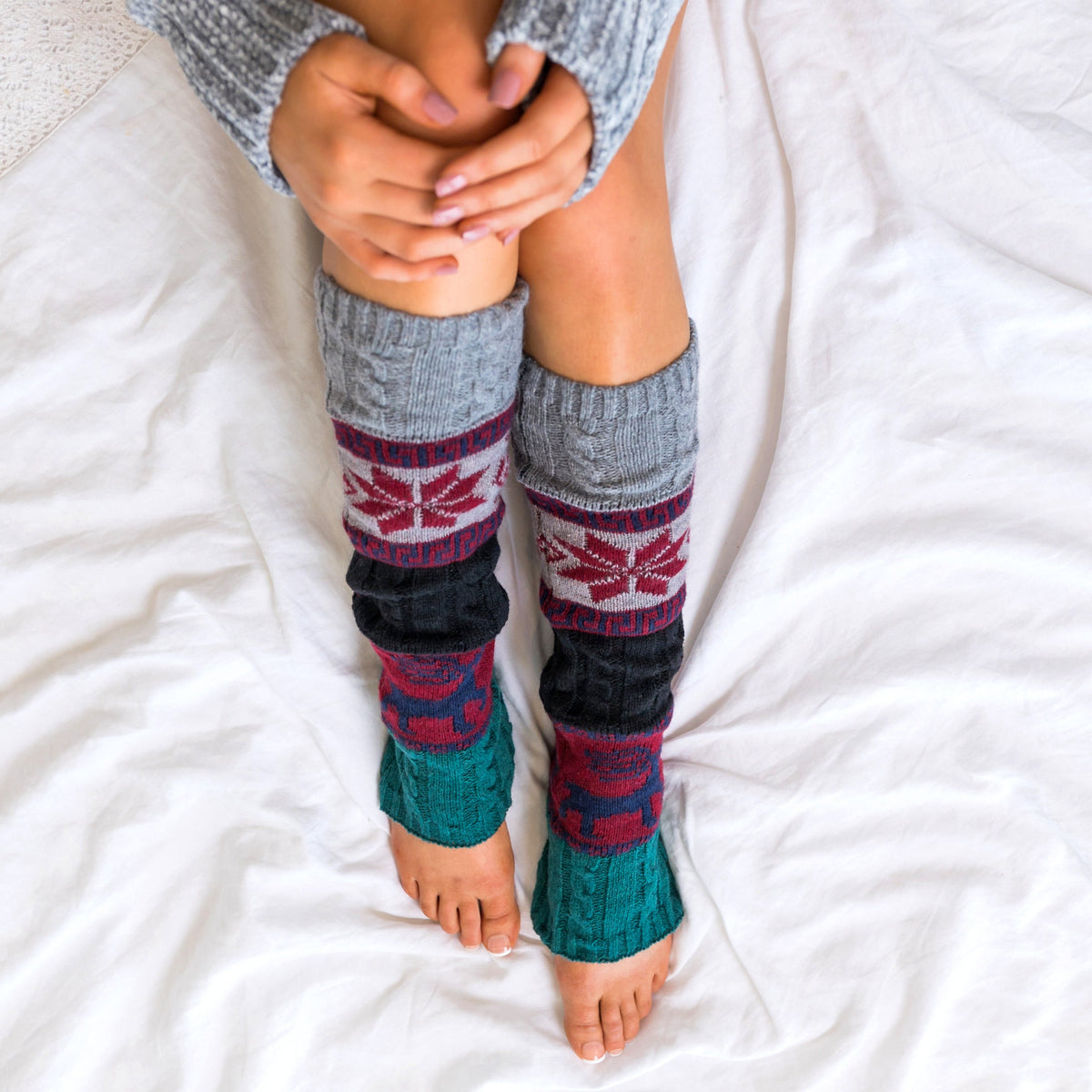 The Nordic Snowflake Leg Warmers, photo 4