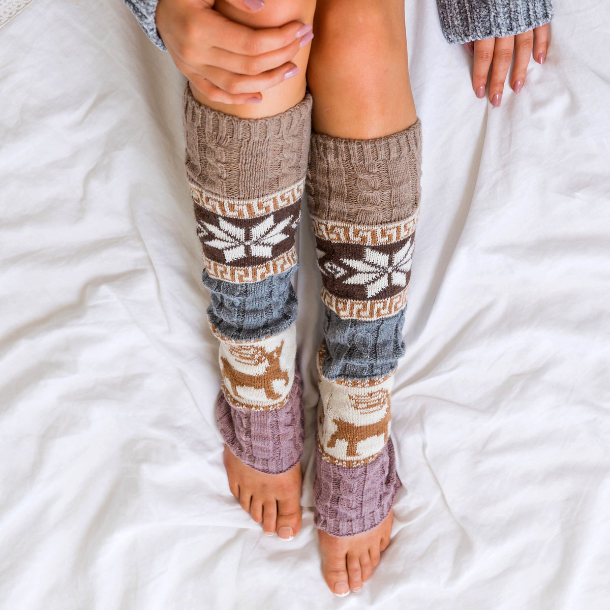 The Nordic Snowflake Leg Warmers, photo 7