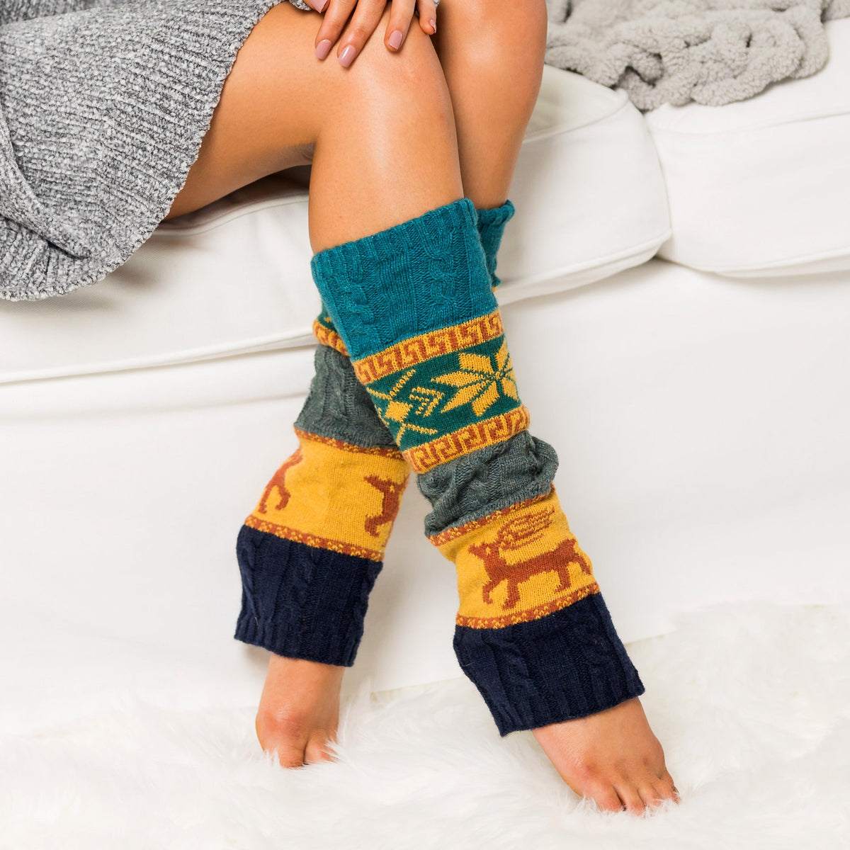 The Nordic Snowflake Leg Warmers, photo 9