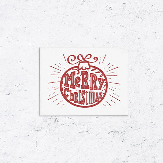 Merry Christmas Letterpress Cards (Box of 10)