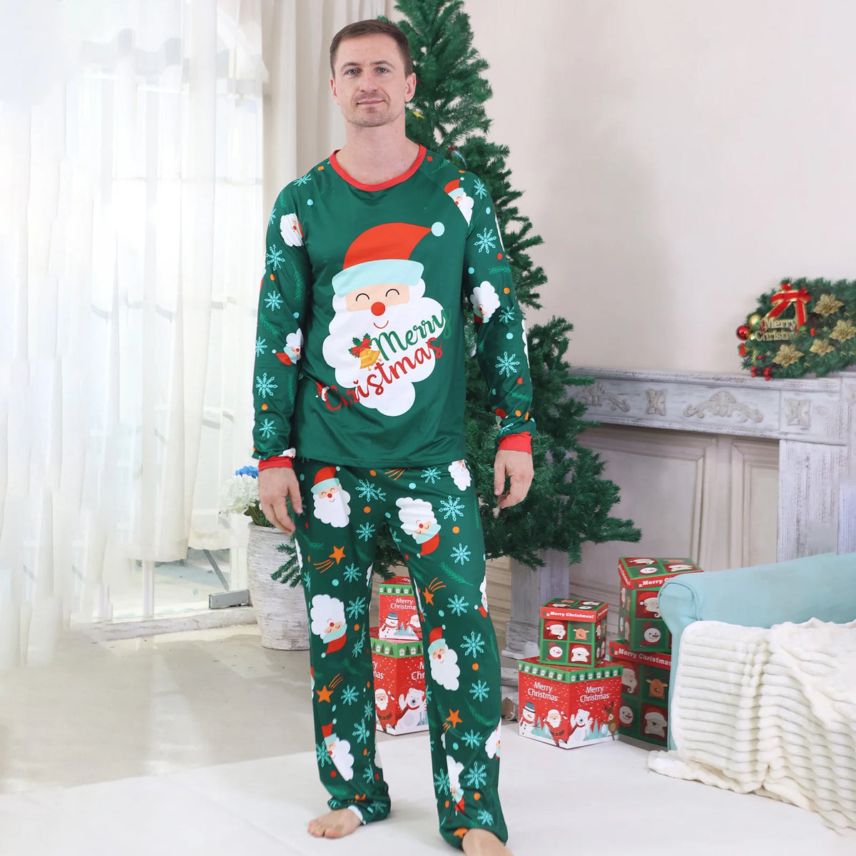 The Santa Print Family Pajamas, photo 5