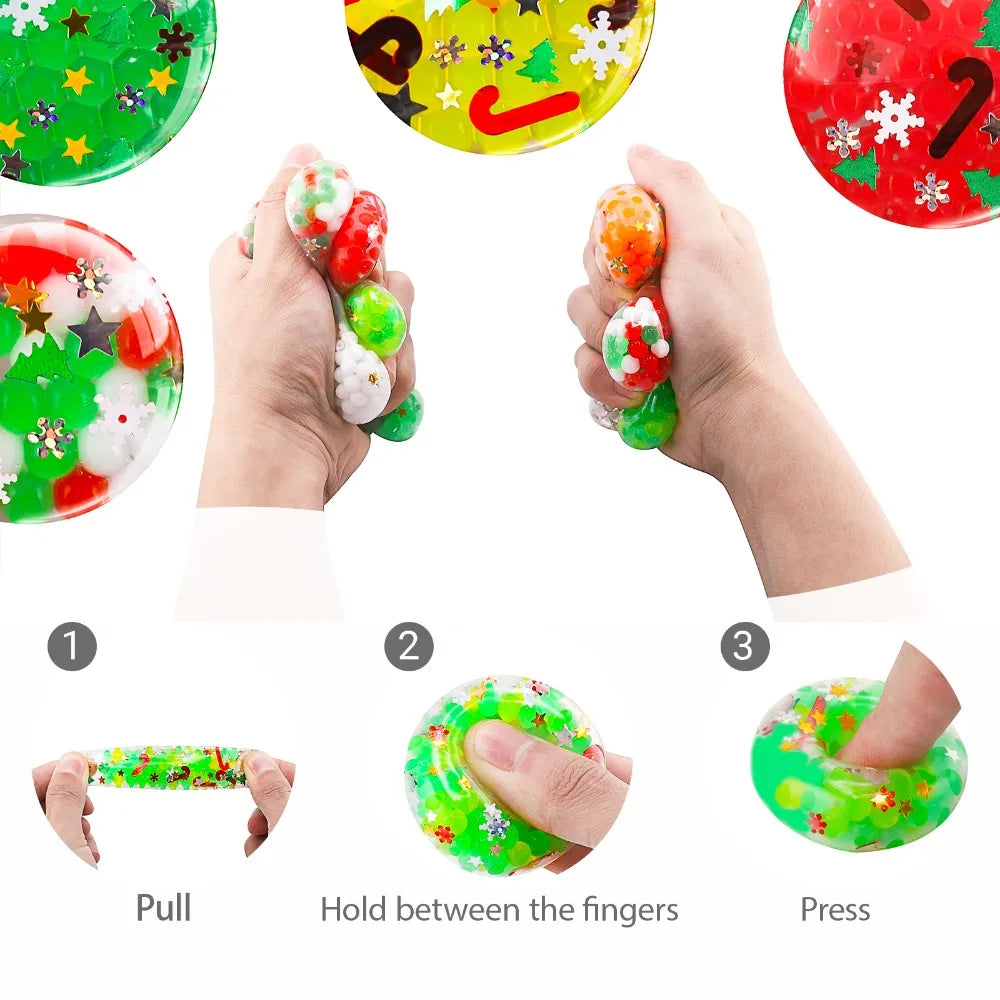 The Mini Christmas Squeeze Balls