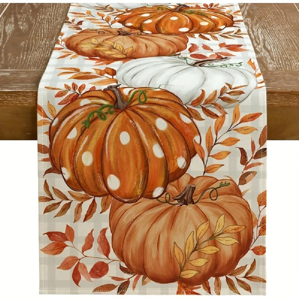 The Polka Dot Pumpkin Table Runner
