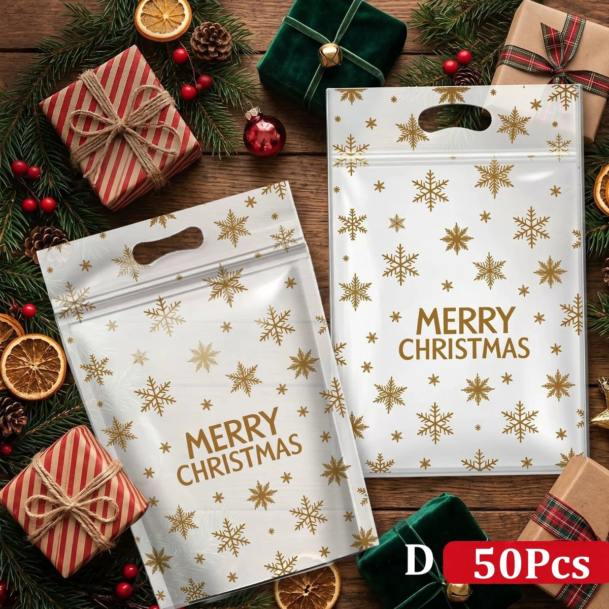 The Christmas Treat Bags (50 Pack)