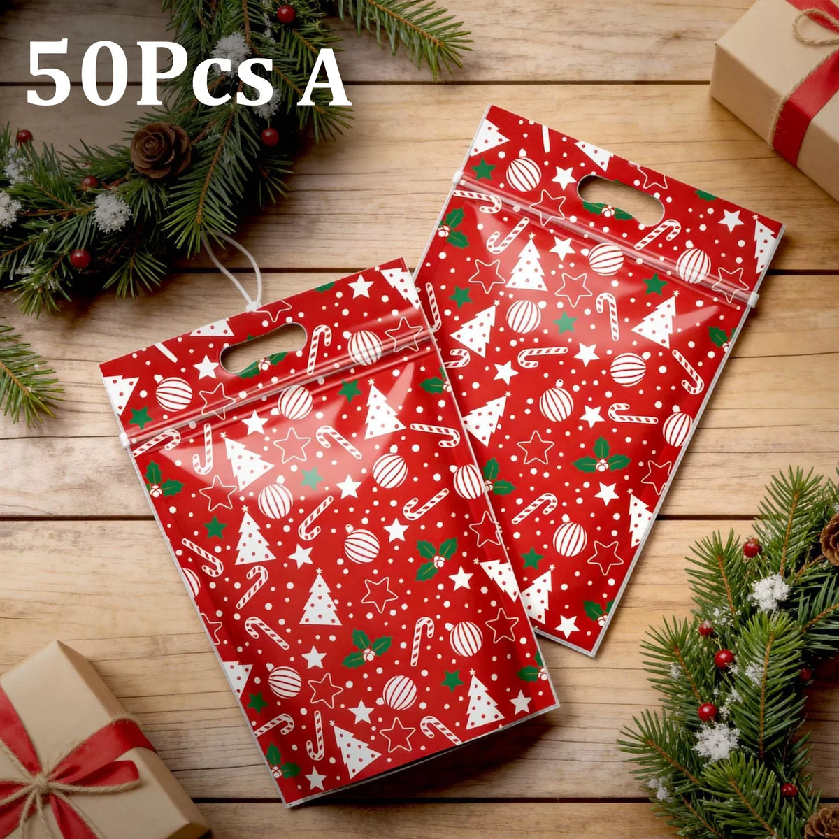 The Christmas Treat Bags (50 Pack)