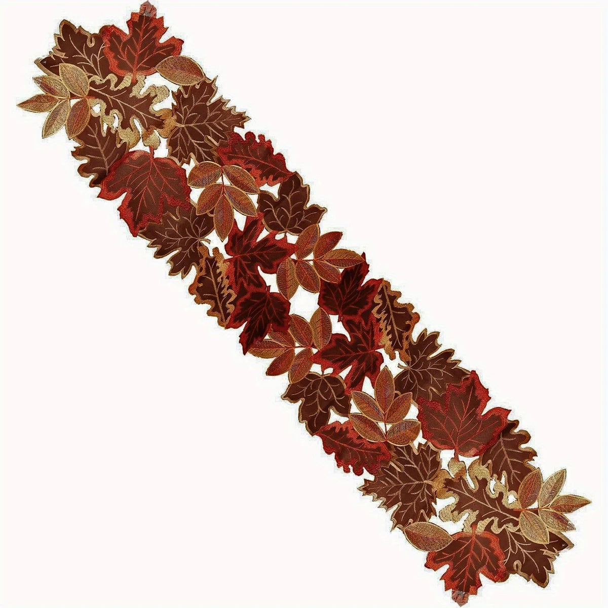 The Embroidered Maple Table Runner, photo 8