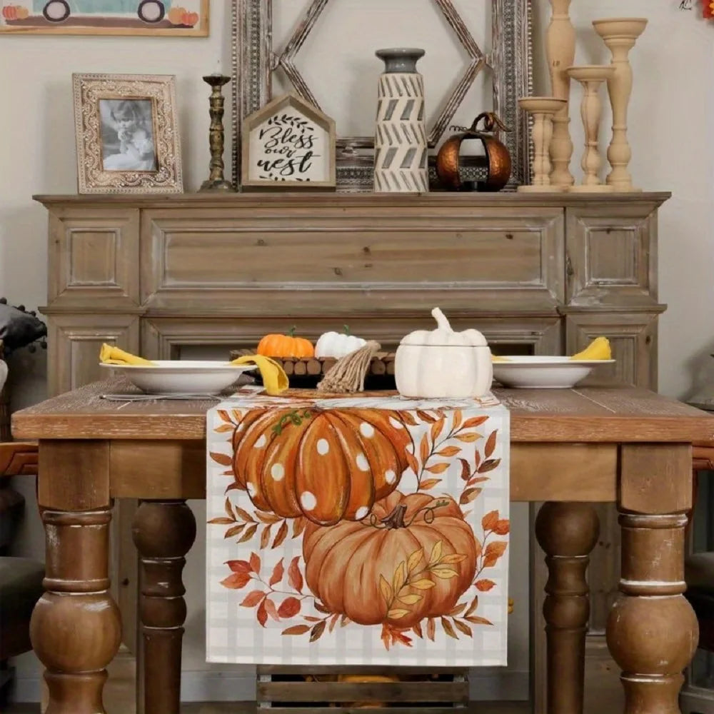 The Polka Dot Pumpkin Table Runner, photo 2