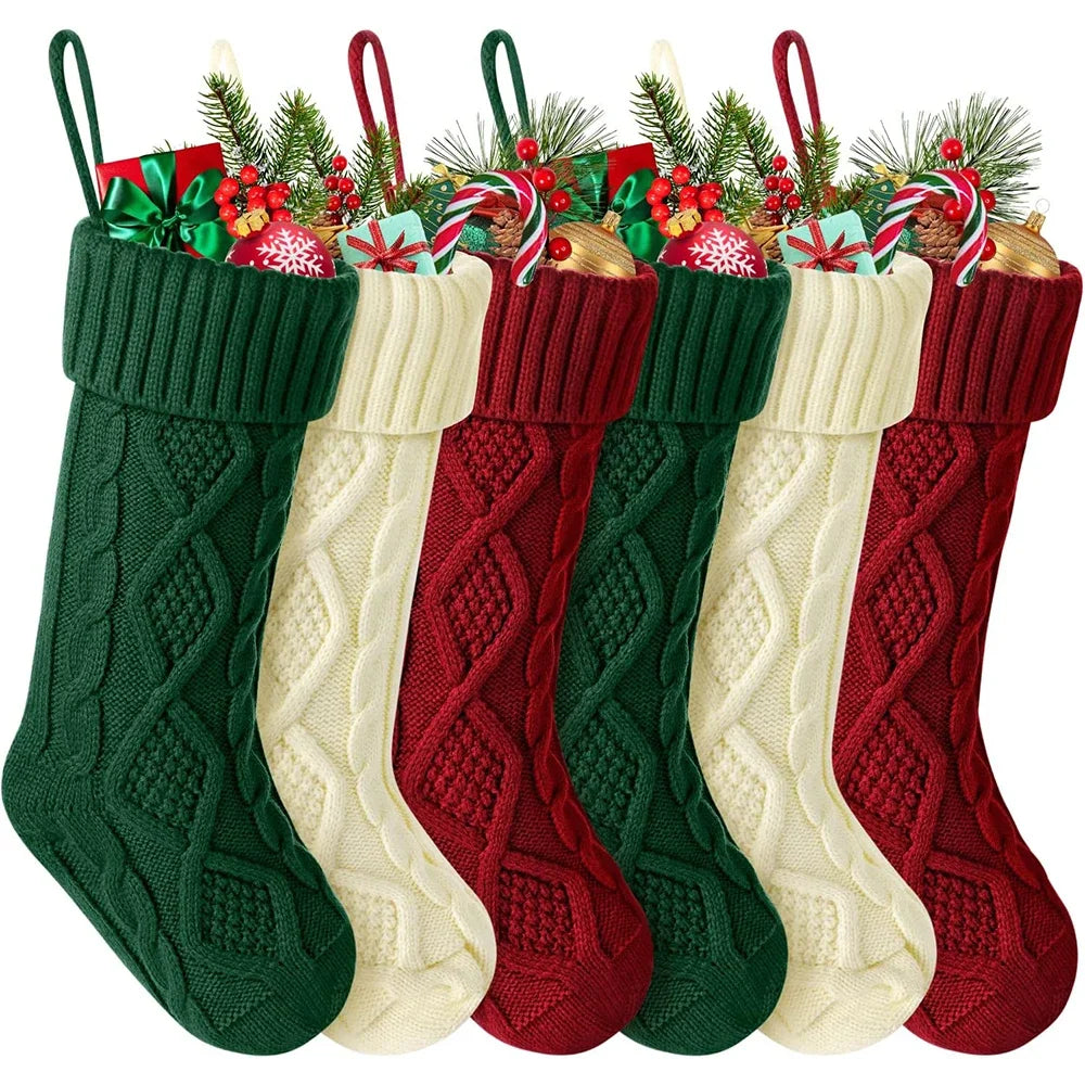 The Cable-Knit Christmas Stocking