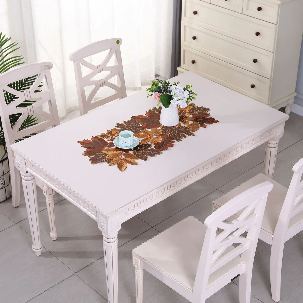 The Embroidered Maple Table Runner, photo 7