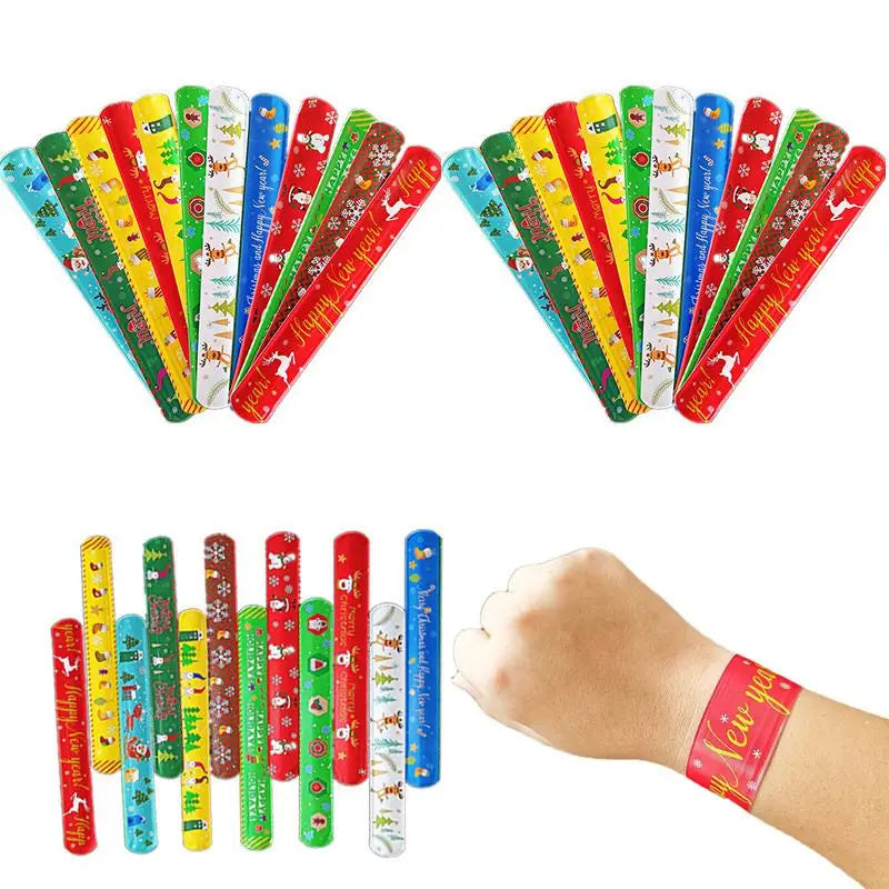 The Christmas Slap Bracelets