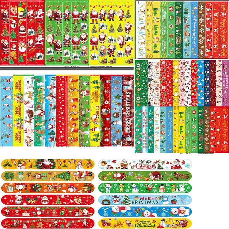 The Christmas Slap Bracelets